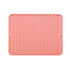 Table Insulating Rubber Mat Anti Slip Waterproof Heat Resistant Dish Drying Placemat for Kitchen Pink