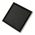 4 Inch Square Invisible Shower Drain Stainless Steel Anti Odor Bathroom Floor Drain 1.3mm Tileable Black