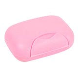 Travel Soap Container Waterproof Portable Bar Soap Case Holder Leakproof Soap Box for Home Hotel Pink