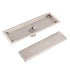 Linear Shower Drain Stainless Steel Rustproof Scratch Resistant Detachable Long Floor Drain for Bathroom Washroom Floor Drain