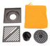 Square Shower Floor Drain Extra Thick Stainless Steel Bathroom Floor Drain for Home Kitchen Accessories Gray