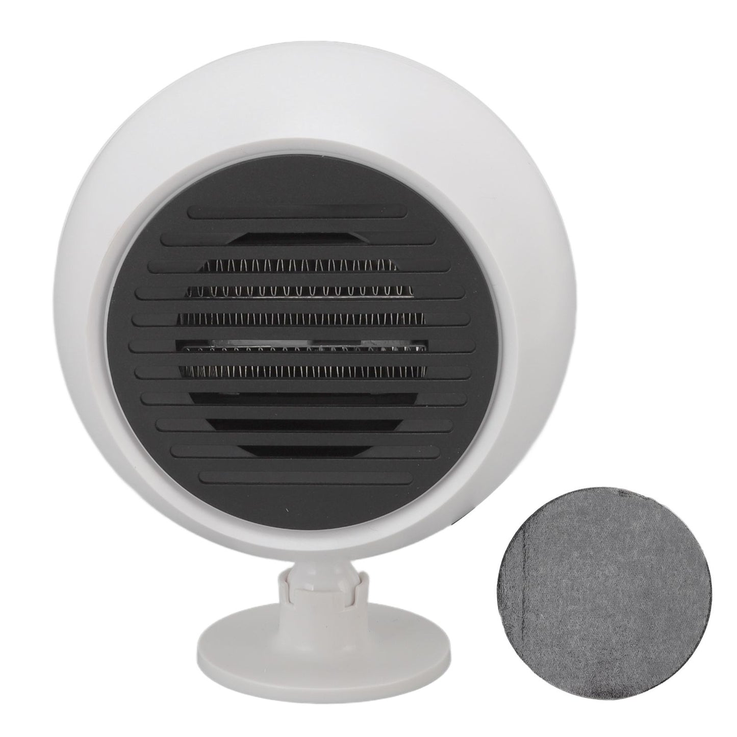 Car Heater Constant Temperature Low Noise Wide Angle 360° Adjustable Car Heater Fan White 24V
