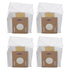 4PCS Sweeper Dust Bag High Efficiency Particulate Air Vacuum Cleaner Dust Bag Replacement for T8aivi Cleaning