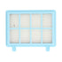 Vacuum Cleaner Rear Filter ABS High Efficiency Particulate Air Vacuum Cleaner Replacement Parts For PHILIPS FC9331
