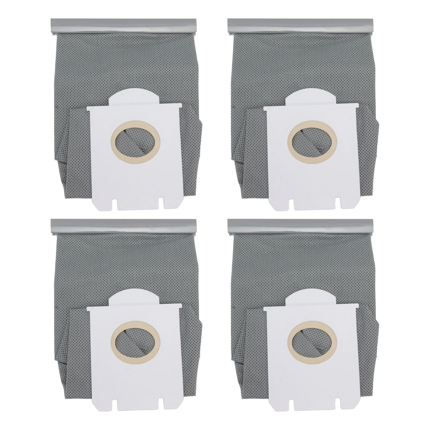 4 Pieces Vacuum Cleaner Dust Bags Replacement Non Woven Fabric Dust Collection Bag for Philips FC9071 FC8134 FC8613 FC8614