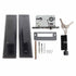 Universal Door Handle Lock Set Aluminum Alloy Mute Bedroom Door Lock for Home Household