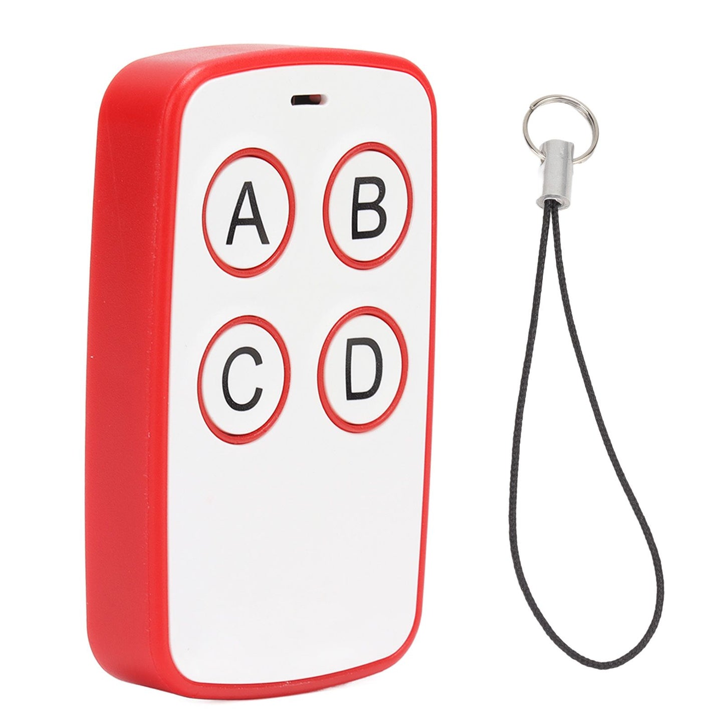 433Mhz Wireless Copy Remote Control Universal 4 Channel Wireless Remote Control for Electric Rolling Gate Garage Door Red