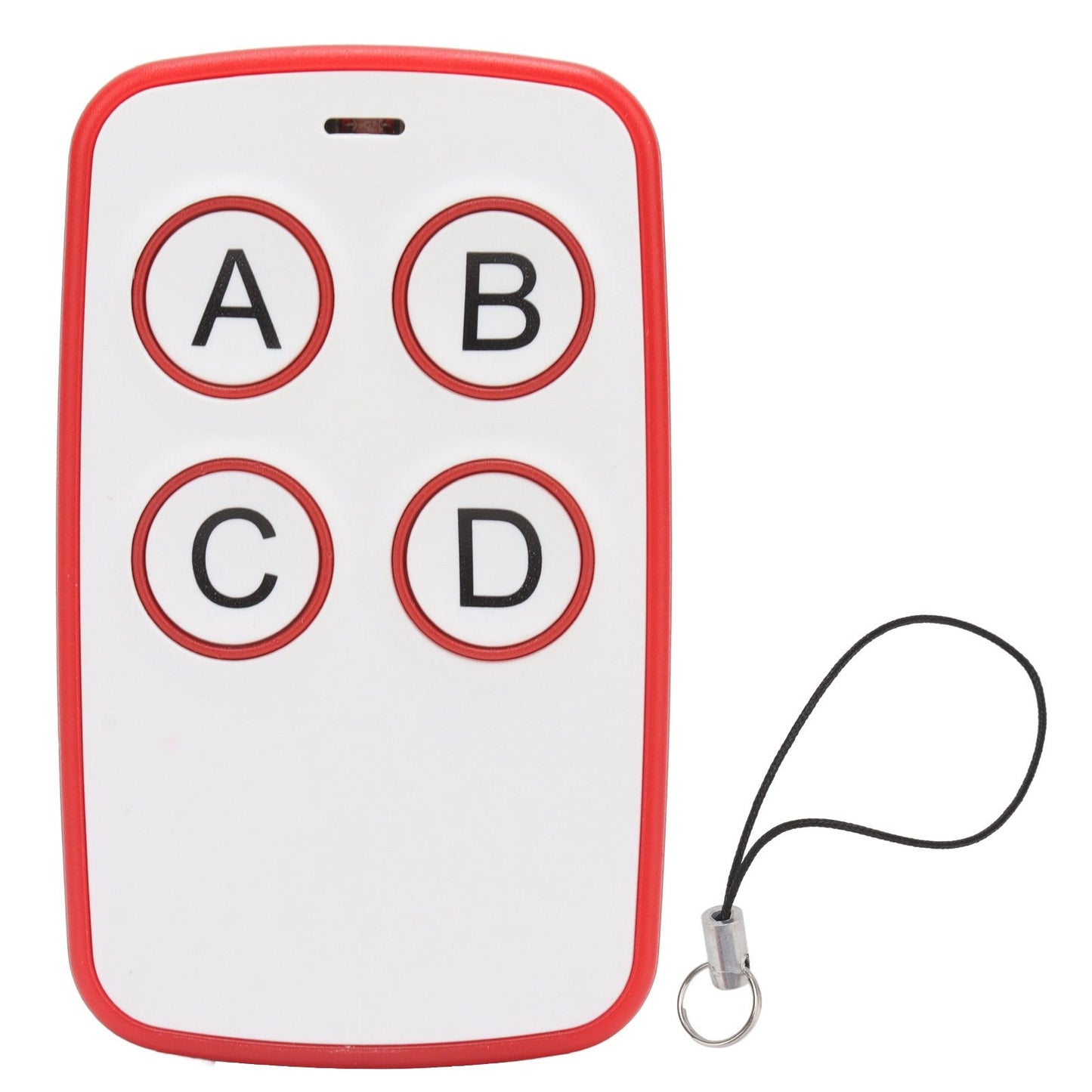 Cloning Key Fob Remote Control 4 Keys 315MHZ Wireless Universal for Office Garage Electric Rolling Gate Red