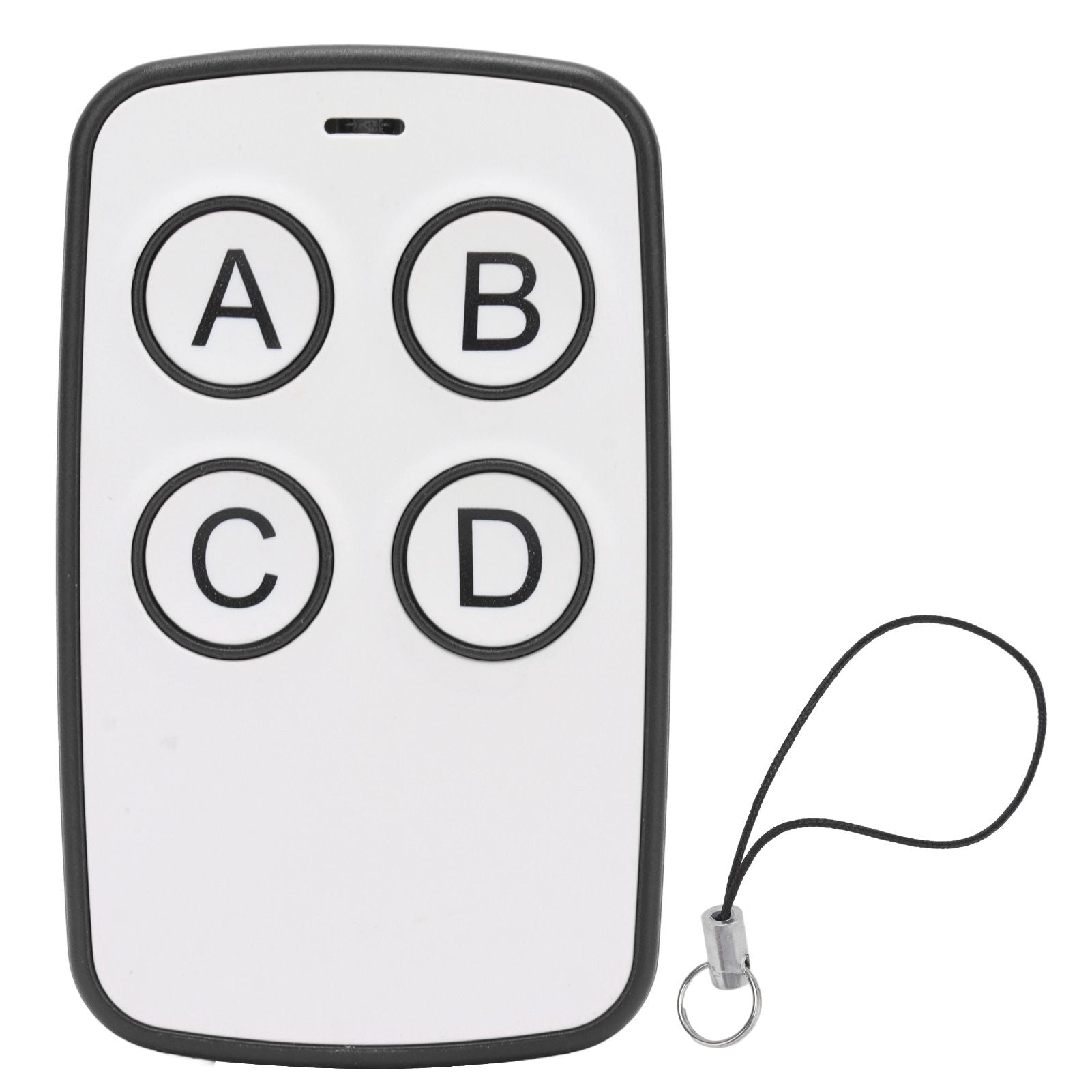 Cloning Key Fob Remote Control 4 Keys 315MHZ Wireless Universal for Office Garage Electric Rolling Gate Black