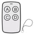 Cloning Key Fob Remote Control 4 Keys 315MHZ Wireless Universal for Office Garage Electric Rolling Gate Black