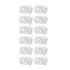 12PCS 0.03W Button String Lights Cold White Light 20 LED 3V Flexible IP65 Waterproof for Wedding Party Bedroom