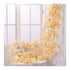 Artificial Flower Rattan Single 1.8m 135pcs Flowers Head Vivid Decorative Silk Plastic Hanging Fake Rattan for Decoration Champagne