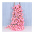 1.8m 256 Simulated Artificial Sakura Flower Garland Hanging Vines for Spring Home Room Wedding Party Decor Dark Pink
