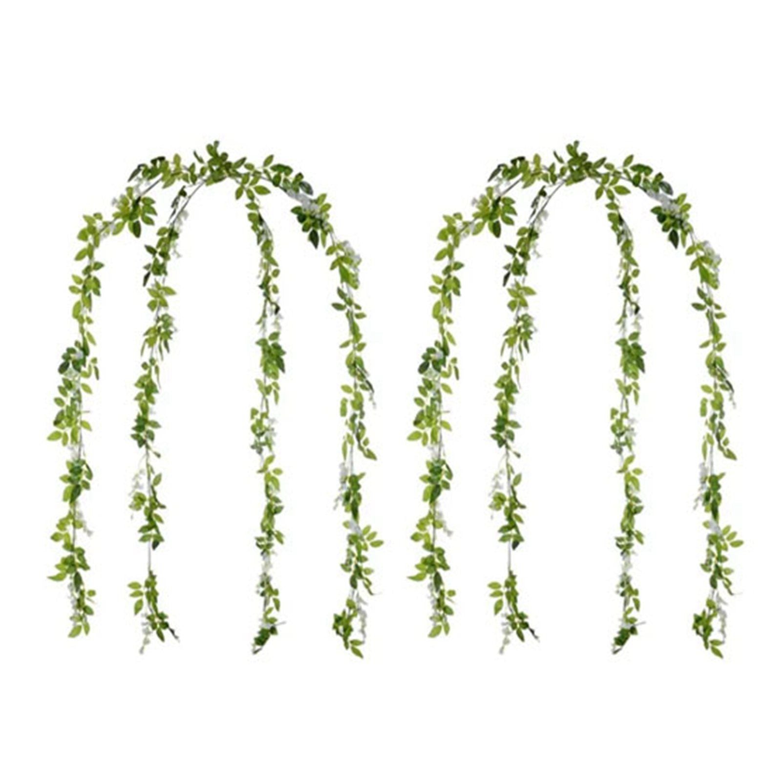 4 Pcs Artificial Wistaria Flower Lifelike Beauty Reusable Simulation Wistaria False Flower