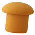 Sofa Bench Simple Modern Elastic Comfortable Soft Round Pine Wooden Foot Stool for Home Decoration Yellow