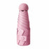 6 Ribs Folding Umbrella Five Fold UV Proof Sunscreen Capsule Umbrella for Sunny Rainy Days Pink with Storage Box