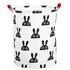 Laundry Basket Cute Rabbit Cotton 40x40x50cm Dirty Clothes Hamper Storage Basket Waterproof Lining Bin