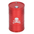 Cigarette Cylinder Ashtray Aluminum Alloy Heat Resistant Portable Car Ashtray for Automobile Red