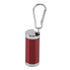 Portable Ashtray Stainless Steel Fireproof Buckle Design Exquisite Look Mini Ashtray Keychain for Car Office Red