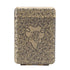 Retro Cigarette Case for 16pcs Coarse Cigarettes 3 Opening Stereo Embossed Pattern Portable Cigarette Box Bronze