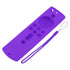 Silicone Protective Case for Fire TV Stick 4K 2018 Remote Control Shockproof Anti Slip Protective Cover Purple