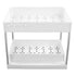 Under Sink Organizers Large Capacity Slide Out Storage Baskets for Bathrooms Kitchens Closets Laundry Rooms Offices White