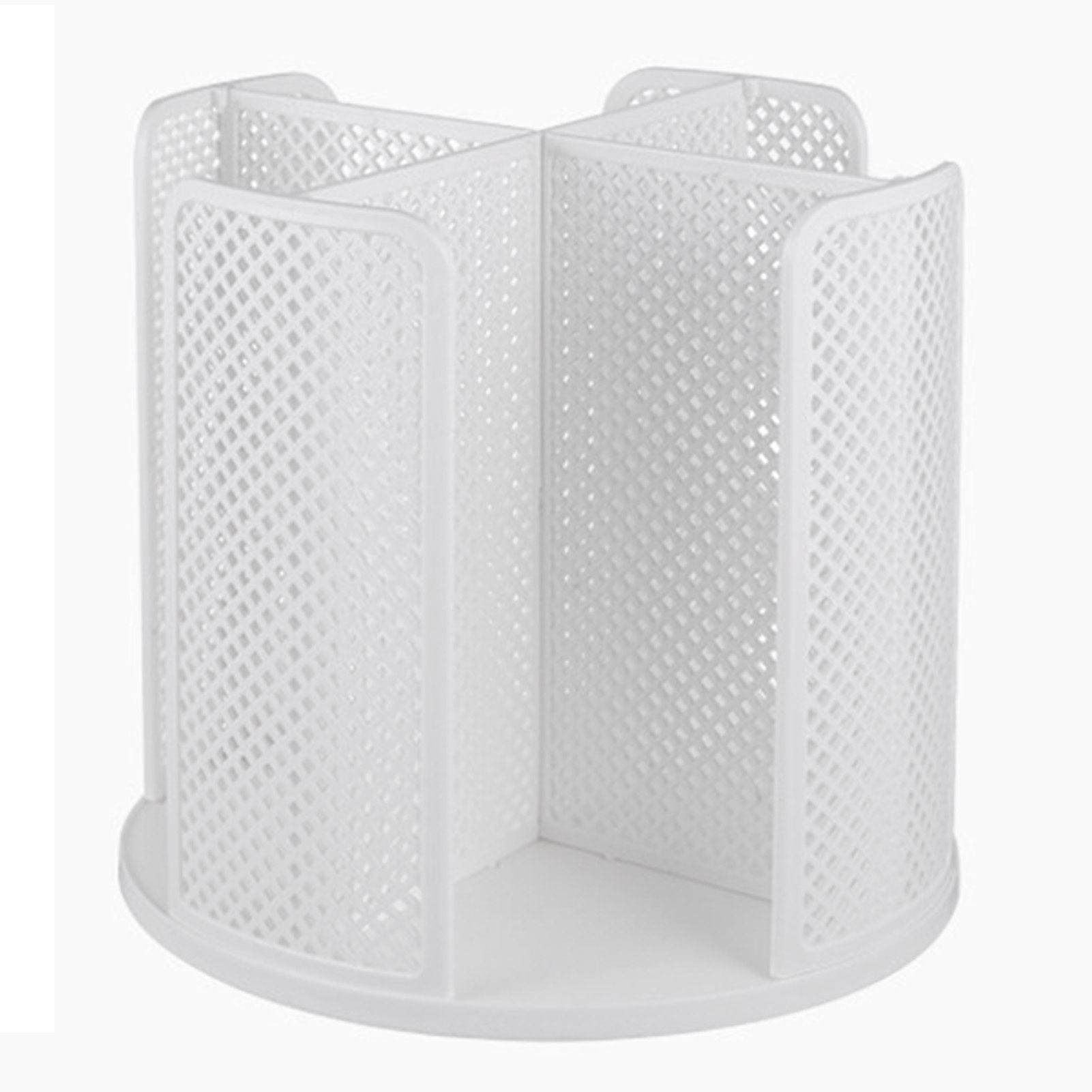 Disposable Cup Storage Organizer 4 Compartment 360 Degree Rotating Coffee Cup Dispenser for Coffee Shops Dessert Stores
