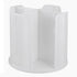 Disposable Cup Storage Organizer 4 Compartment 360 Degree Rotating Coffee Cup Dispenser for Coffee Shops Dessert Stores