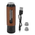 Handheld Car Ashtray with Cigarette Lighter No Leakage Portable Mini Car Cigarette Holder 50mAh Black