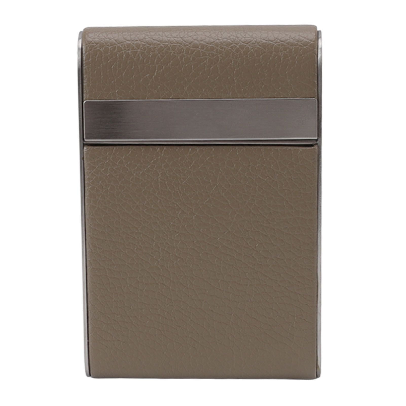 Cigarette Case Large Capacity Hold 20pcs Simple Stylish Slim Cigarette Holder Case for Women Men Office Travel A