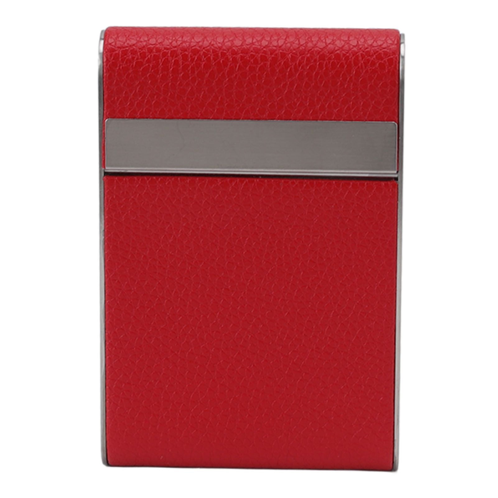 Cigarette Case Large Capacity Hold 20pcs Simple Stylish Slim Cigarette Holder Case for Women Men Office Travel C