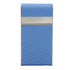 Metal Cigarette Case Waterproof Dustproof Slim Cigarette Box for 20pcs Fine Cigarettes Blue