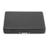 Cigarette Case Holder Simple High Strength Crush Resistant Multifunctional Metal Cigarette Case Wallet for Men Women Black