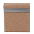 Cigarette Case 20 Capacity Portable PU Leather Pressure Resistant Retro Metal Cigarette Box for Men Women Gifts Apricot