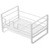 Sponge Storage Rack Matte White Compact Rust Prevention Sponge Drainer Rack Kitchen Drying Rack for Shower Room