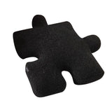 Plush Throw Pillow Ultra Soft Cushion Puzzle Special Shaped for Sofa Bed Window Home Decor Black