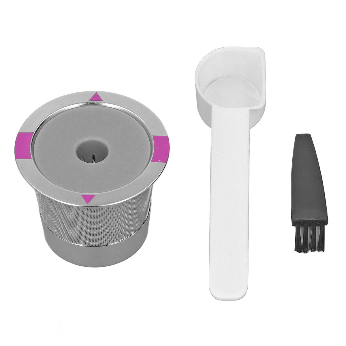 Metal Coffee Pod Stainless Steel Reusable Refillable Filter Cup Single for Coffee Maker