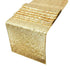 Tablecloth Polyester Fiber with Gold Sequins Table Cover for Table Home Wedding Decoration Or 30x300cm/11.8x118.1in
