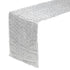 Tablecloth Polyester Fiber with Gold Sequins Table Cover for Table Home Wedding Decoration Argent 30x300cm/11.8x118.1in