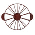 Cake Portion Marker Food Grade Round 10/12 Piece Cake Slice Marker Equal Portion Cutter Bread Cake Divider Baking Tool Dark Red (Brown) 126g/4.4oz（280）