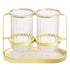 Chopsticks Drying Holder Iron PET Transparent Chopsticks Drying Caddy for Spoons Kitchen Platinum