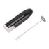 Household Electric Milk Frother Automatic Handheld Milk Foam Maker Coffee Stirring Bar Kitchen Drink Foamer Black White