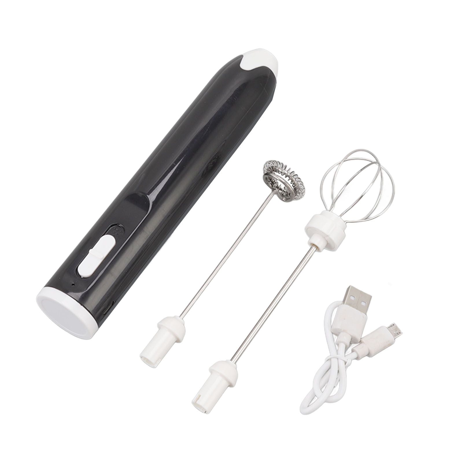 Electric Egg Beater Portable Multi Gears Milk Frother Rechargeable Kitchen Restaurant Coffee Cream Mixer