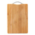 Chopping Board Thickened Bamboo Stable Sturdy Anti Crack Easy To Clean Kitchen Cutting Board with Hanging Hole