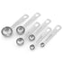 6pcs Measuring Spoon Set Thickened Clear Engraving Scale Stainless Steel Measuring Tablespoons for Seasoning