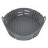 Fryer Silicone Liner Heat Resistant Elastic Washable Food Grade Reusable Fryer Basket for Cooking Grey