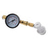 Beer Brew Adjustable Pressure Relief Valve Cola Keg Pressure Gauge Beer Keg Regulator 0‑15PSI