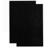 2 Pcs Bar Service Mat Black Waterproof Heat Insulating PVC Bar Countertop Spill Mat 45x30x1cm
