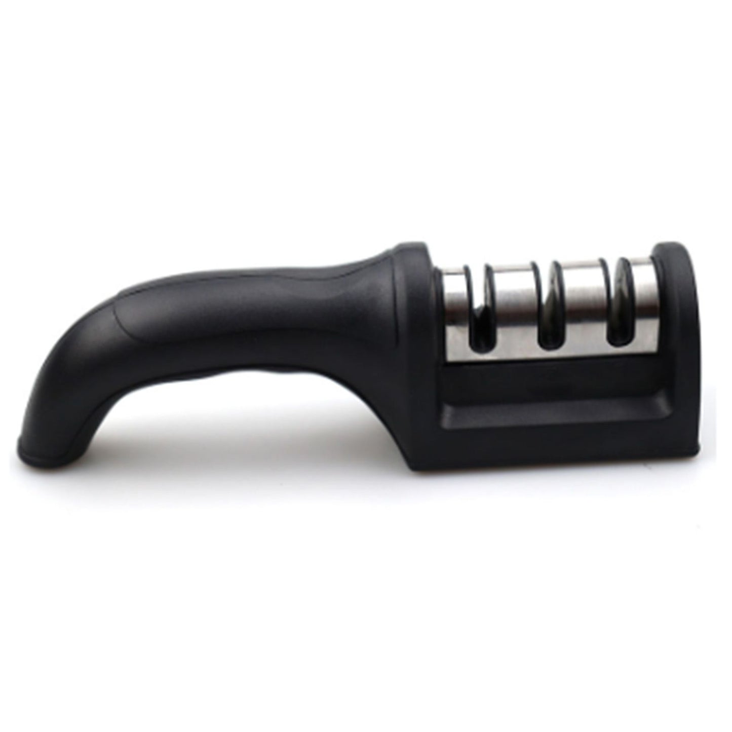 Knife Sharpener 3 Slot Kitchen Knives Sharpen Blade Sharpening Tool for Home Kitchen Black