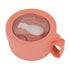 Insulated Bowl Leakage Proof 304 Stainless Steel Interior Thermal Soup Bowl with Handle for Noodle Bento 850ml Orange